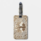 Celtic Knot Tree of life -Yggdrasil ラゲッジタグ (裏面縦)
