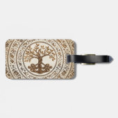 Celtic Knot Tree of life -Yggdrasil ラゲッジタグ (裏面横)