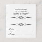 Celtic Knot Wedding Place Card プレイスカード (外部開封)