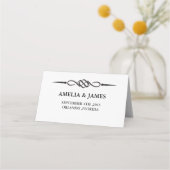 Celtic Knot Wedding Place Card プレイスカード (裏面)