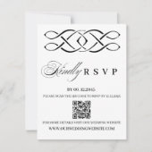 Celtic Knot Wedding RSVP Card (正面)
