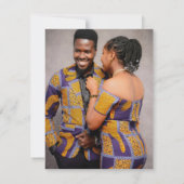 Celtic Knot Wedding RSVP Card (裏面)