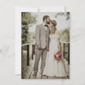 Celtic Knot Wedding Save the Date Card (裏面)