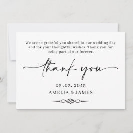 Celtic Knot Wedding Thank You Card サンキューカード