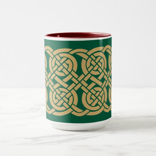 Celtic Knots Frieze Pattern マグカップ (中央)