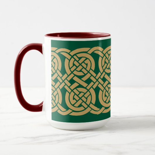 Celtic Knots Frieze Pattern マグカップ (左)