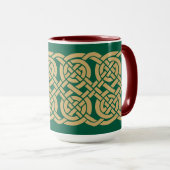 Celtic Knots Frieze Pattern マグカップ (正面右)