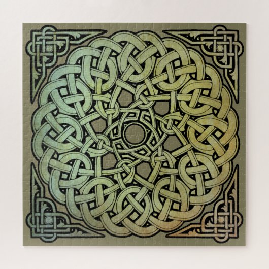 Celtic Knotwork Mandala ジグソーパズル (横)
