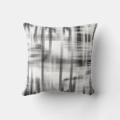 Celtic Lotus Mandala – Minimalist Black and White  クッション (裏面)