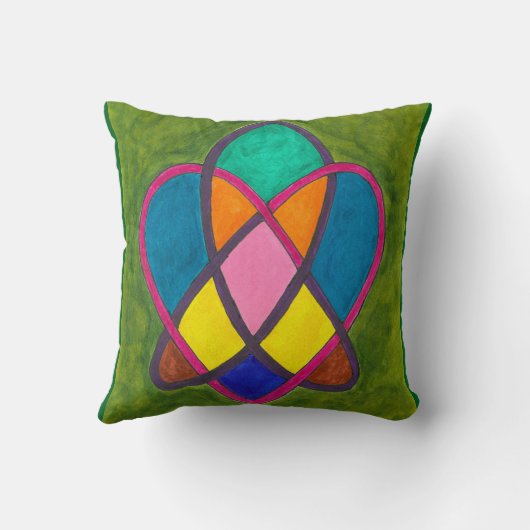 Celtic love knot cushion クッション (裏面)