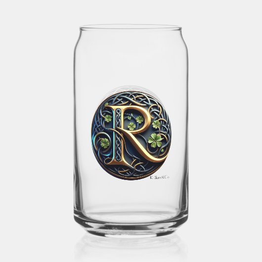 Celtic Monogram Can Glass Set ガラス缶 (正面)