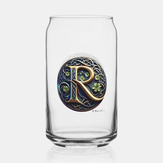 Celtic Monogram Can Glass Set ガラス缶 (裏面)