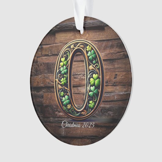 Celtic monogram letter ornament オーナメント (正面)