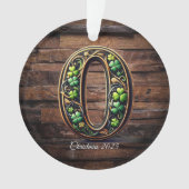 Celtic monogram letter ornament オーナメント (正面)