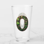 Celtic Monogram Pint Glass タンブラーグラス (正面)