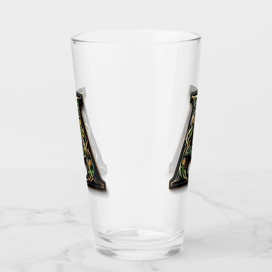 Celtic Monogram Pint Glass タンブラーグラス (右)