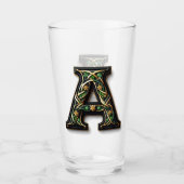 Celtic Monogram Pint Glass タンブラーグラス (正面)