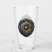 Celtic Monogram Pint Glass タンブラーグラス (裏面)