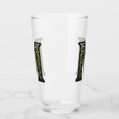 Celtic Monogram Pint Glass タンブラーグラス (左)