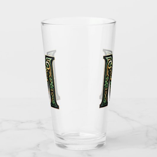 Celtic Monogram Pint Glass タンブラーグラス (右)