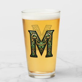 Celtic Monogram Pint Glass タンブラーグラス