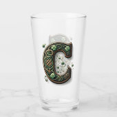Celtic Monogram Pint Glass タンブラーグラス (裏面)