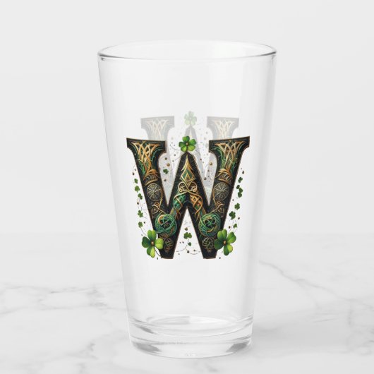 Celtic Monogram Pint Glass タンブラーグラス (裏面)
