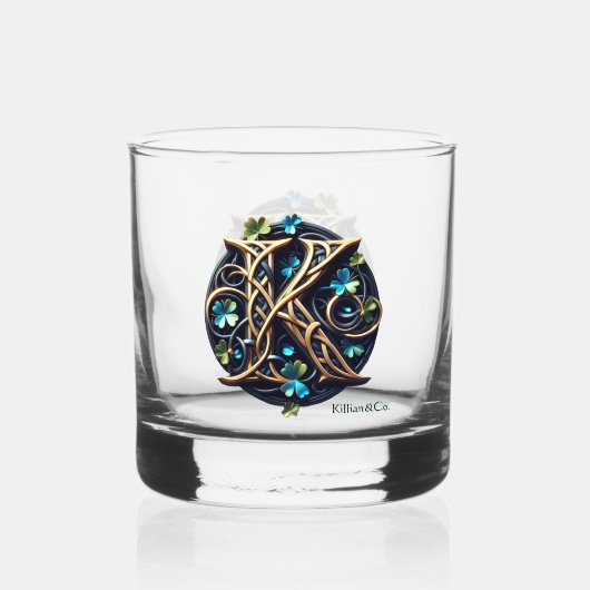 Celtic Monogram Rocks Glass Set ウイスキーグラス (正面)