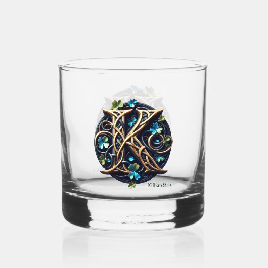 Celtic Monogram Rocks Glass Set ウイスキーグラス (裏面)
