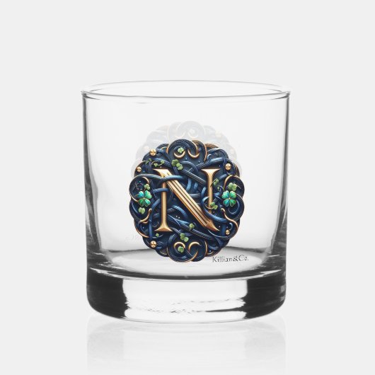 Celtic Monogram Rocks Glass Set ウイスキーグラス (裏面)
