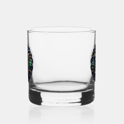 Celtic Monogram Rocks Glass Set ウイスキーグラス (左)