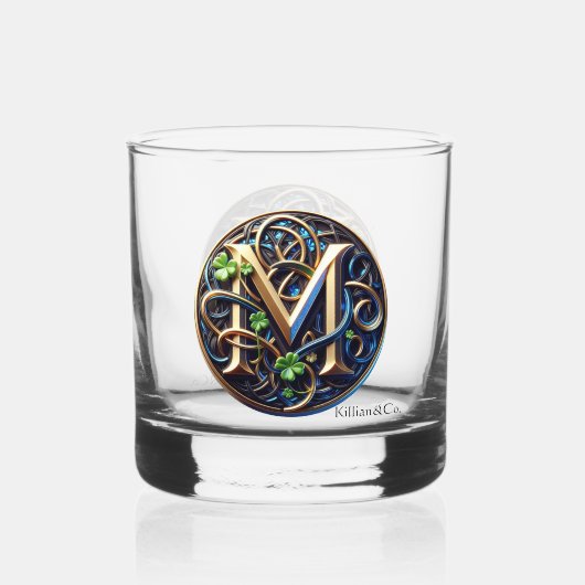 Celtic Monogram Rocks Glass Set ウイスキーグラス (正面)