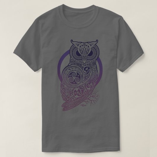 CELTIC OWLTShirt Tシャツ (デザイン正面)