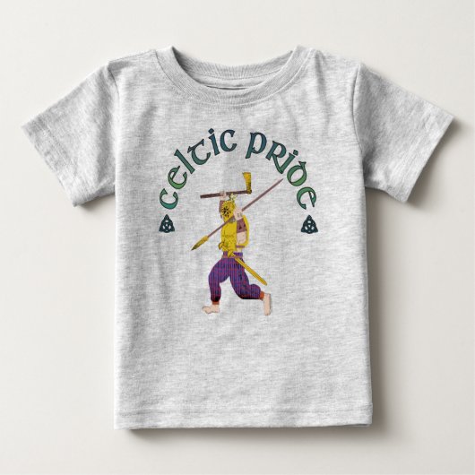 Celtic Pride Shirt Celtic Warrior  ベビーTシャツ (正面)