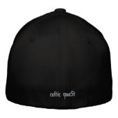 Celtic Quest "クローバー" FlexFit Hat 刺繍入りキャップ (裏面)