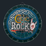 Celtic rock ダーツボード<br><div class="desc">Si vous aimez le rock et la musique celtique alors vous aimez forcément le rock celtique. Avec cette cible de fléchettes,  préparez-vous à une fiesta d’enfer qui vous mènera,  tambour battant,  au cœur des nations celtes.</div>