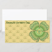 Celtic Shamrockフォトカード (正面/裏面)