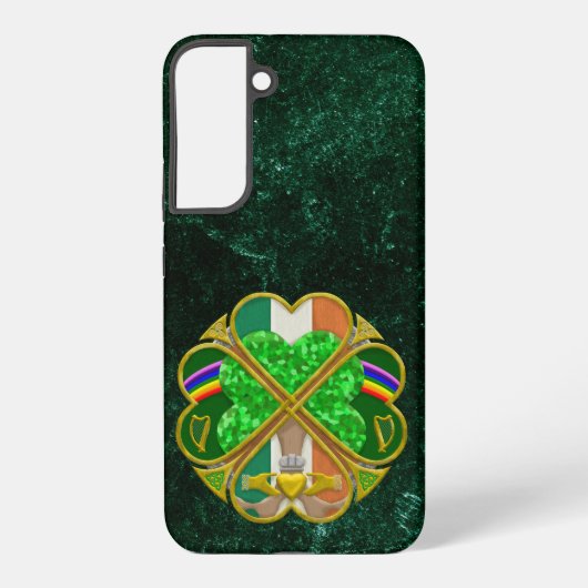 Celtic Shamrock Heritage Symbol Irish Inspired Samsung Galaxyケース (裏面)
