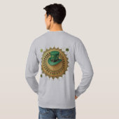 Celtic Shamrock & Horseshoe - Lucky St. Patrick's Tシャツ (裏面フル)