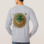Celtic Shamrock & Horseshoe - Lucky St. Patrick's Tシャツ (裏面)