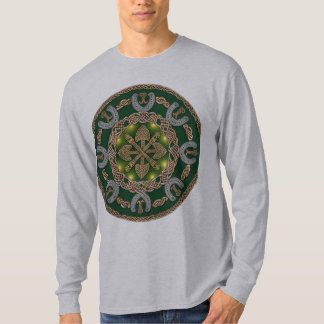 Celtic Shamrock & Horseshoe - Lucky St. Patrick's Tシャツ