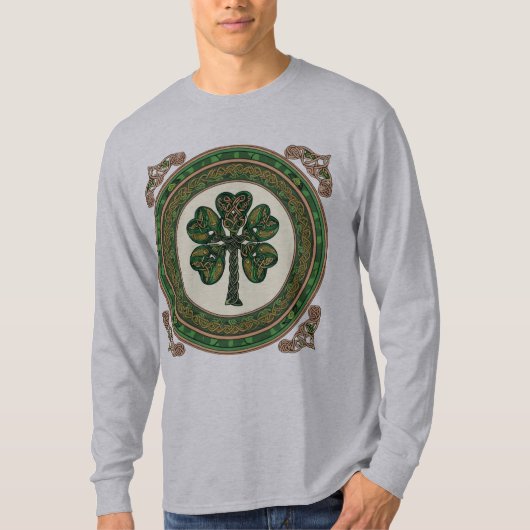 Celtic Shamrock Tree of Life - St. Patrick's Day Tシャツ (正面)