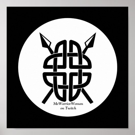 Celtic Shield、MeWarriorWoman on Twitch ポスター (正面)