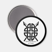 Celtic Shield、MeWarriorWoman on Twitch マグネット (正面/裏面)