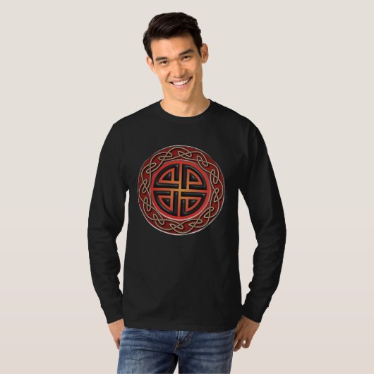 Celtic Shield Protection Knot Tシャツ (正面フル)