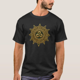 Celtic Solar Knot — Triskelion Emblem Tシャツ