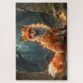 Celtic Spirit Animal Fox Jigsaw Puzzle ジグソーパズル (縦)