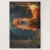 Celtic Spirit Animal Fox Jigsaw Puzzle ジグソーパズル (縦)