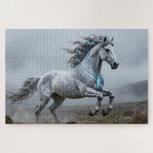 Celtic Spirit Animal Horse Jigsaw Puzzle ジグソーパズル (横)