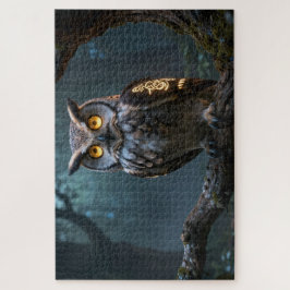 Celtic Spirit Animal Owl Jigsaw Puzzle ジグソーパズル